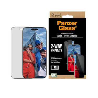 PanzerGlass Ulte Wide Fit Privacy Screen Protector for iPhone 17 Pro Max